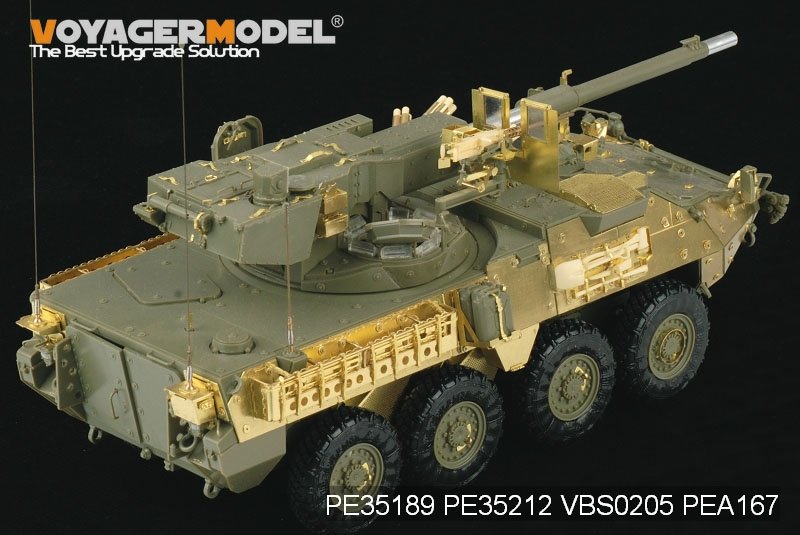 Plaque de blindage Voyager Model PE35212 M1128 MGS de l&amp;#39;armée américaine moderne (pour AFV CLUB 35128) 1/35 – image 2