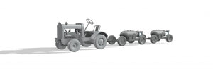 Thunder Model 32003 Remorqueur américain Clarktor 6, MILL-33 avec 2 remorques à bombes Mark 2 1/32 – image 2