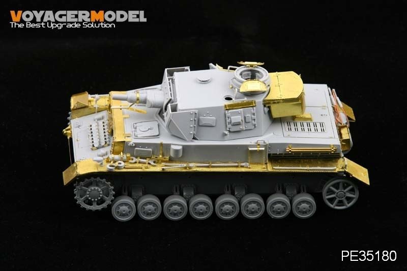 Voyager Model PE35180 WWII Pz.KPfw. IV Ausf F1 &amp;quot;Vorpanzer&amp;quot; for DRAGON 6398 1/35 – immagine 3