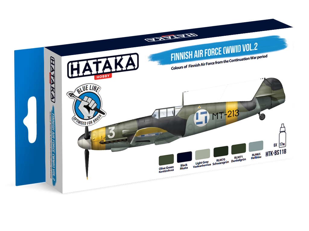 Hataka HTK-BS118 Finnish Air Force (WWII) Vol. 2 (8x17ml) – Bild 3