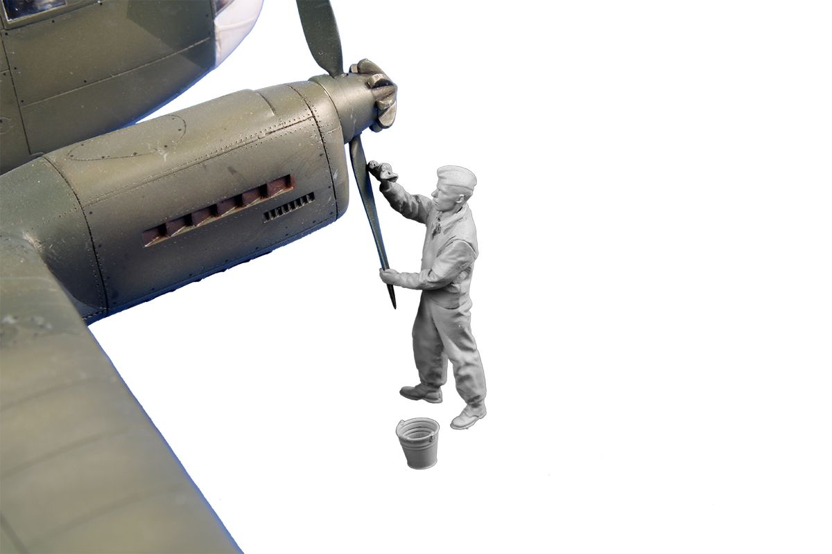 CMK F48359 Siebel Si 204/Aero C-3 Rigger (prop maintenance) 1/48 – imagen 2