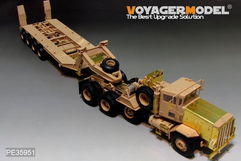 Voyager Model PE35951 Modern US Army M911 C-HET &amp;amp;M747 Heavy Equipment Semi-Trailer For MENG SS-013 1/35 – zdjęcie 7