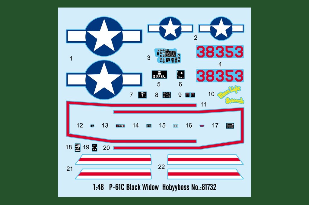 Hobby Boss 81732 P-61C Black Widow 1/48 – Bild 2