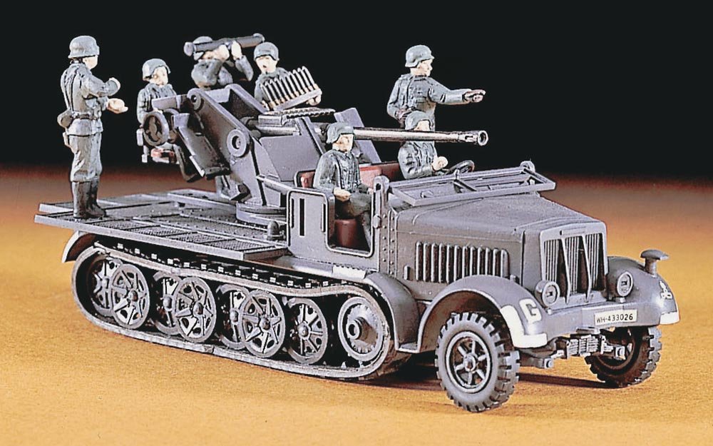Hasegawa MT18 8 Ton Half Track 37mm AA 1/72 – immagine 2