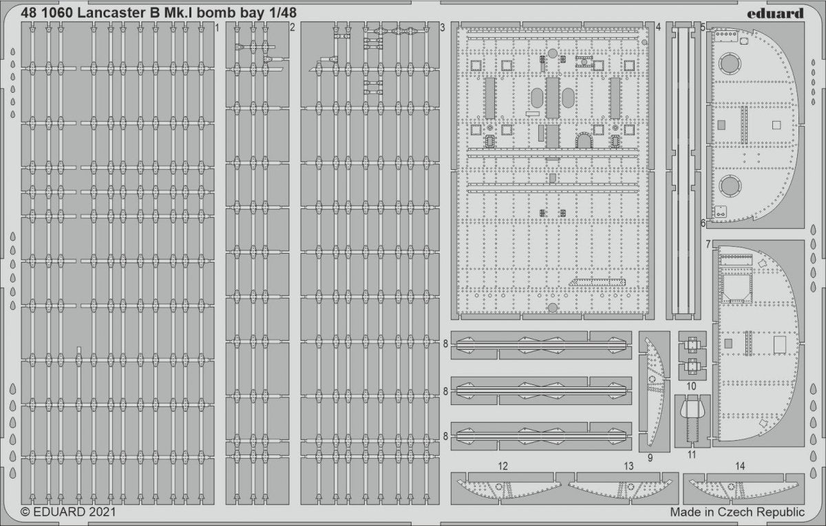 Eduard BIG49308 Lancaster B Mk. I PART II HONG KONG MODELS 1/48 – immagine 4