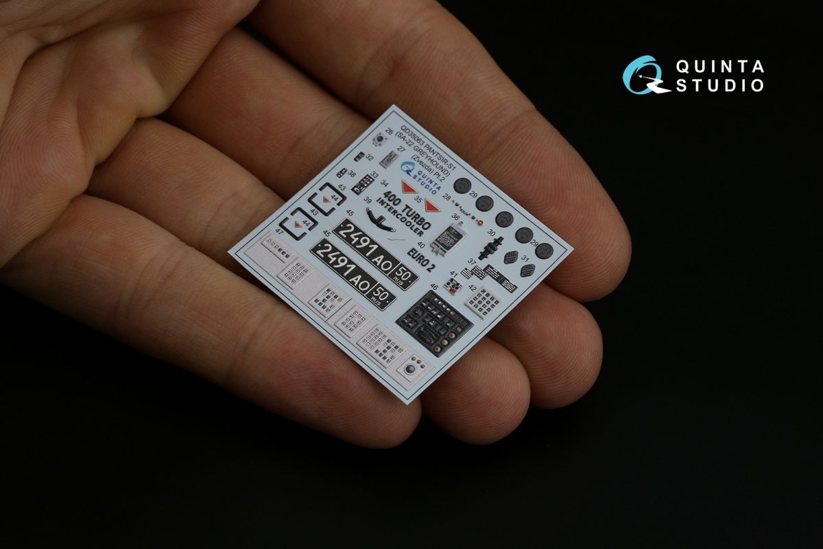 Quinta Studio QD35063 Pantsir-S1 (SA-22 Greyhound) 3D-Printed &amp;amp; coloured Interior on decal paper (Trumpeter) 1/35 – Bild 6