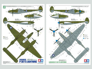 Tamiya 61120 Lockheed P-38 F/G Lightning 1/48 – immagine 13
