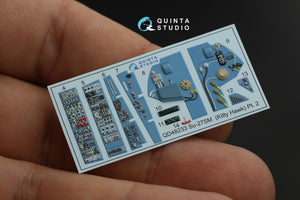 Quinta Studio QD48233 Su-27SM 3D-Printed &amp;amp; coloured Interior on decal paper (KittyHawk) 1/48 – Bild 4