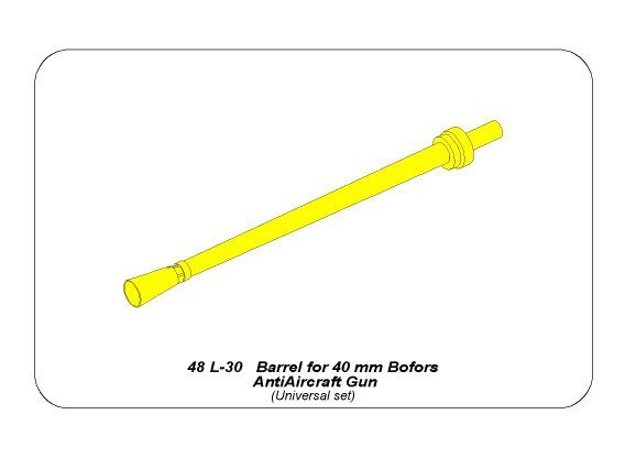 Canon Aber 48L-30 pour canon antiaérien Bofors de 40 mm (1/48) – image 8