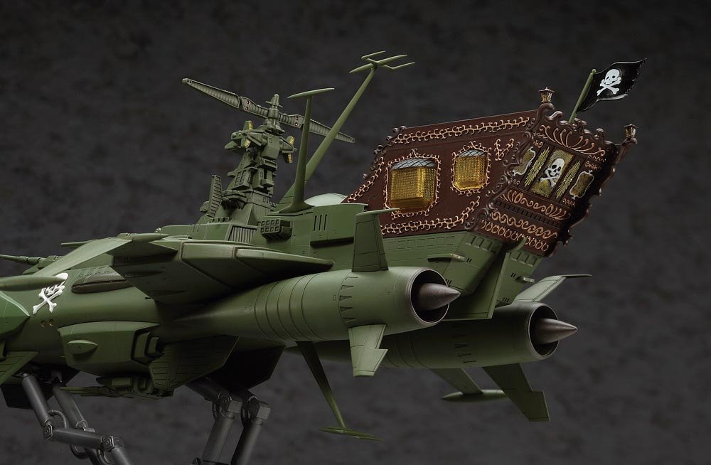 Hasegawa CW05 Space Pirate Battleship Arcadia 1/1500 – Bild 5