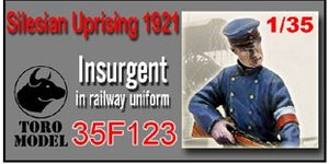 ToRo Model 35F123 Powstanie Śląskie - Powstaniec w Kolejarskim Mundurze / Silesian Uprising 1921 Insurgent in railway uniform 1/35 – immagine 2