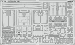 Eduard 32980 F-100F interior for TRUMPETER 1/32 – zdjęcie 2