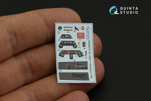 Quinta Studio QD48273 Ta 152H 3D-Printed &amp;amp; coloured Interior on decal paper (Dragon) 1/48 – Bild 2