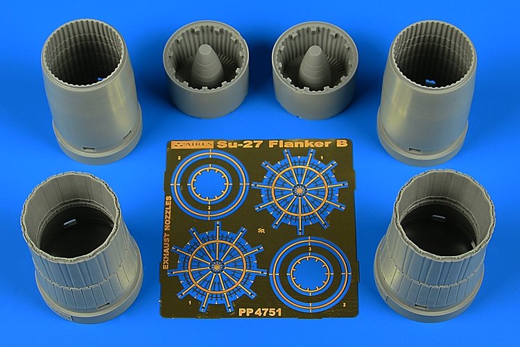 Buses d'échappement Aires 4751 Su-27 Flanker B 1/48 HOBBY BOSS