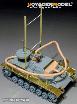 Voyager Model PE35989 WWII German Pz.KPfw.III (T)Ausf.F &amp;quot;Operation Seelowe&amp;quot; Basic For DRAGON 6877/6717 1/35 – zdjęcie 4