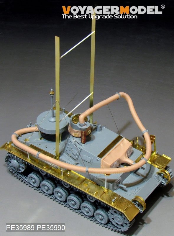 Voyager Model PE35989 WWII German Pz.KPfw.III (T)Ausf.F &amp;quot;Operation Seelowe&amp;quot; Basic For DRAGON 6877/6717 1/35 – zdjęcie 4