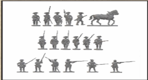 Hat 8342 American Infantry Set 1 - American War of Independence (1775-1783) 1/72