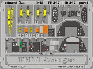 Eduard 49267 TBF-1 1/48 ACCURATE MINIATURES – zdjęcie 3