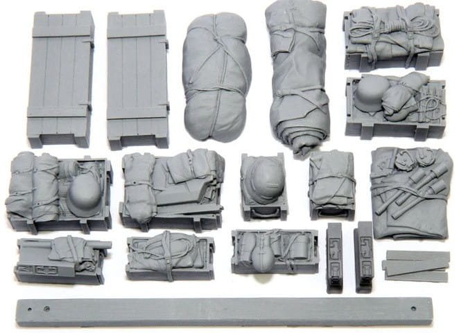 Das Werk DWA028 German Tank Stowage Set #B 1/16