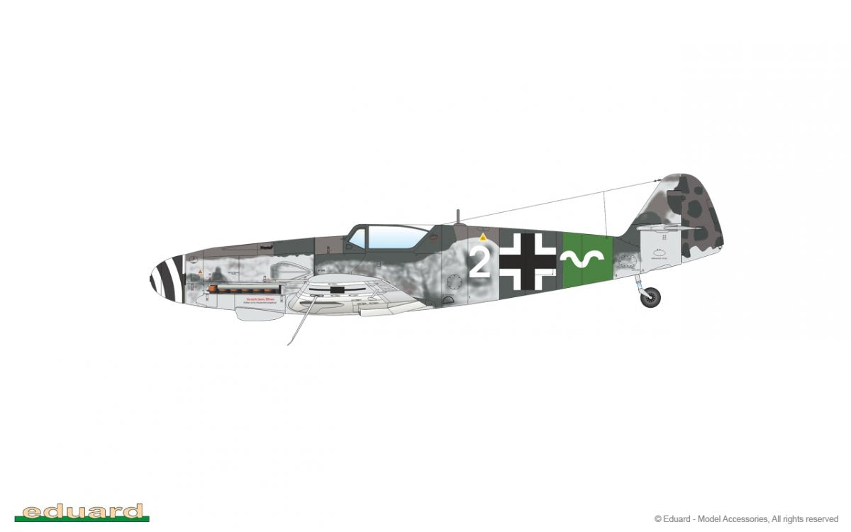 Eduard 82119 Bf 109G-10 Mtt Regensburg 1/48 – immagine 7