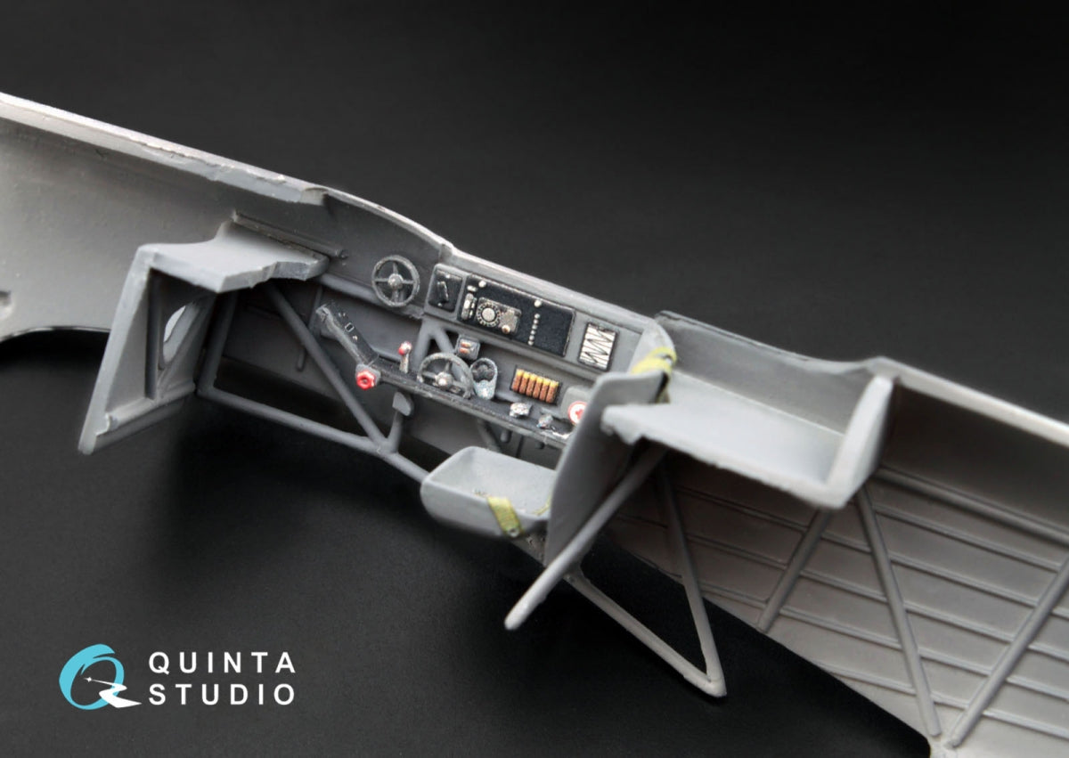 Quinta Studio QD48004 Yak-1B (late production) 3D-Printed &amp;amp; coloured Interior on decal pape (for all kits) 1/48 – zdjęcie 12