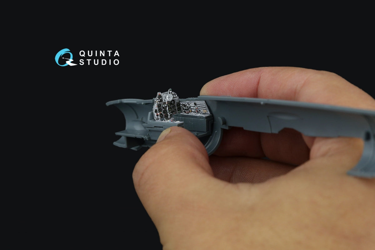 Quinta Studio QD72109 MiG-21PFM Gray panels 3D-Printed &amp;amp; coloured Interior on decal paper (Eduard) 1/72 – Bild 8