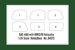 Hobby Boss 84572 GAZ-AAA with BM13/16 Katyusha 1/35 – zdjęcie 13