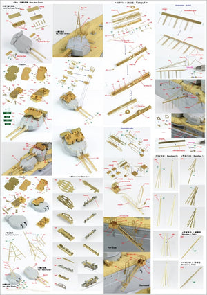 Pontos 35020F1 IJN Kongo 1944 Detail Up Set 1/350 – immagine 11