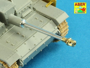 Aber 72L-53 Lufa do niemieckich dział pancernych StuG.III, Ausf.G wersja wczesna / German StuK.40 L/48 7,5 cm Barrel early model muzzle brake for StuG. III Ausf.F/8 and StuG. III Ausf.G early 1/72 – Bild 5