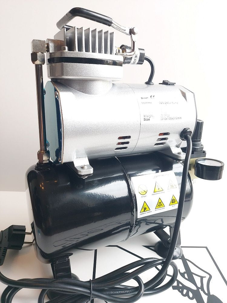 Fine Art FA-20T Kompresor bezolejowy 3l z filtrem i reduktorem Premium Line (S5000) – imagen 4