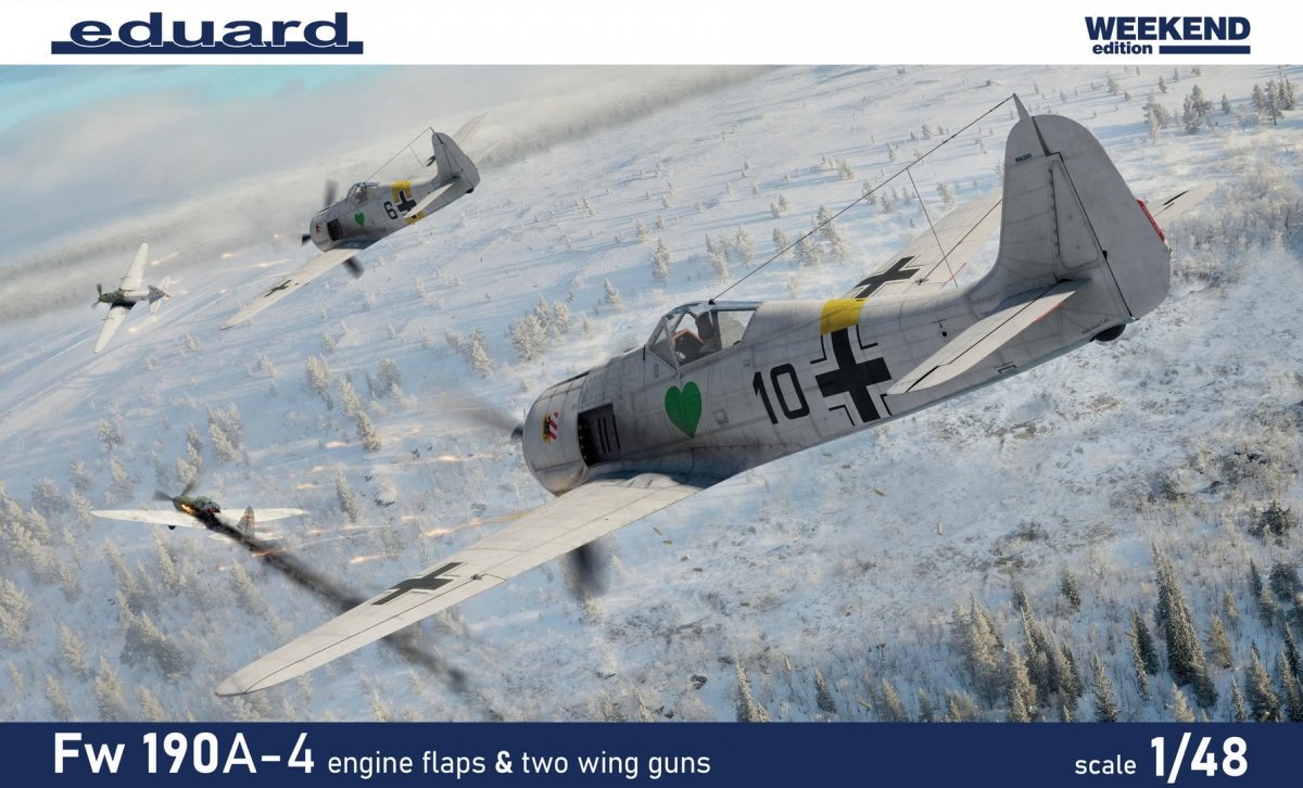 Eduard 84117 Fw 190A-4 w/ engine flaps &amp; 2-gun wings 1/48