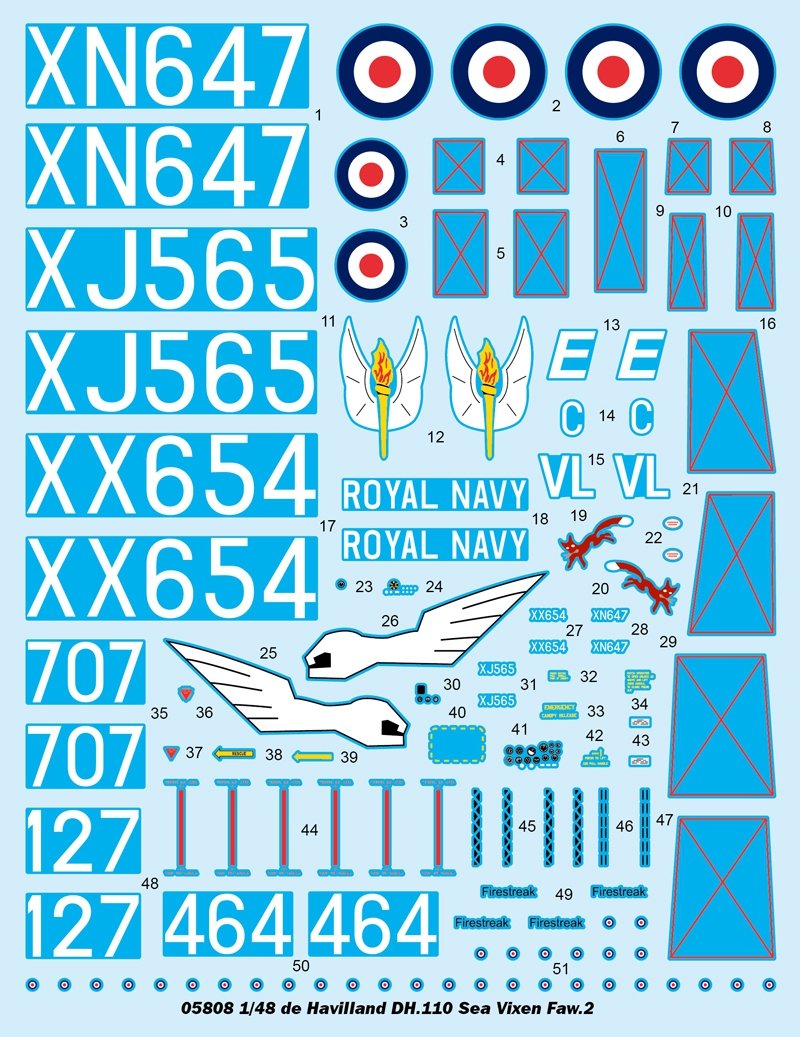 Trumpeter 05808 de Havilland DH.110 Sea Vixen Faw.2 1/48 – immagine 4