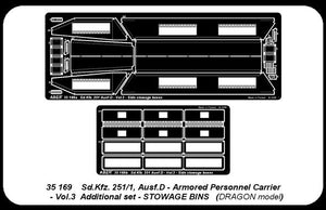 Aber 35169 SD.Kfz. 251/1 Ausf. D cz.3 zasobniki boczne (DRA) 1/35 – Bild 4
