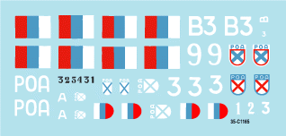 Star Decals 35-C1165 Axis Tank Mix # 4 1/35 – immagine 2