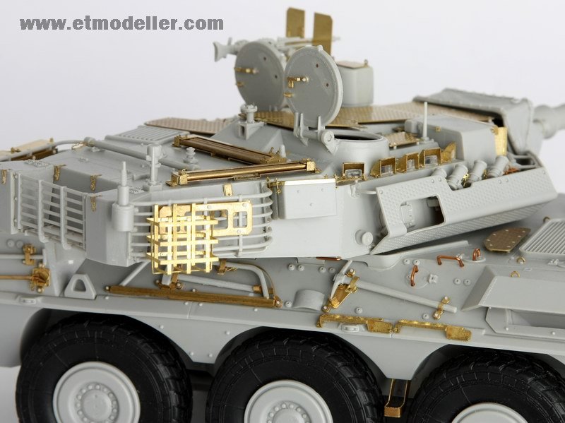 E.T. Model E35-003 Modern Spanish Army VRC-105 Centauro RCV (For TRUMPETER 00388) 1/35 – immagine 8