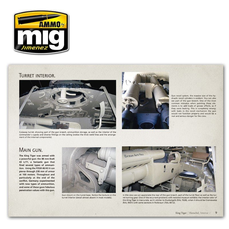 AMMO of Mig Jimenez 6022 KING TIGER - VISUAL MODELERS GUIDE (English) – Bild 4