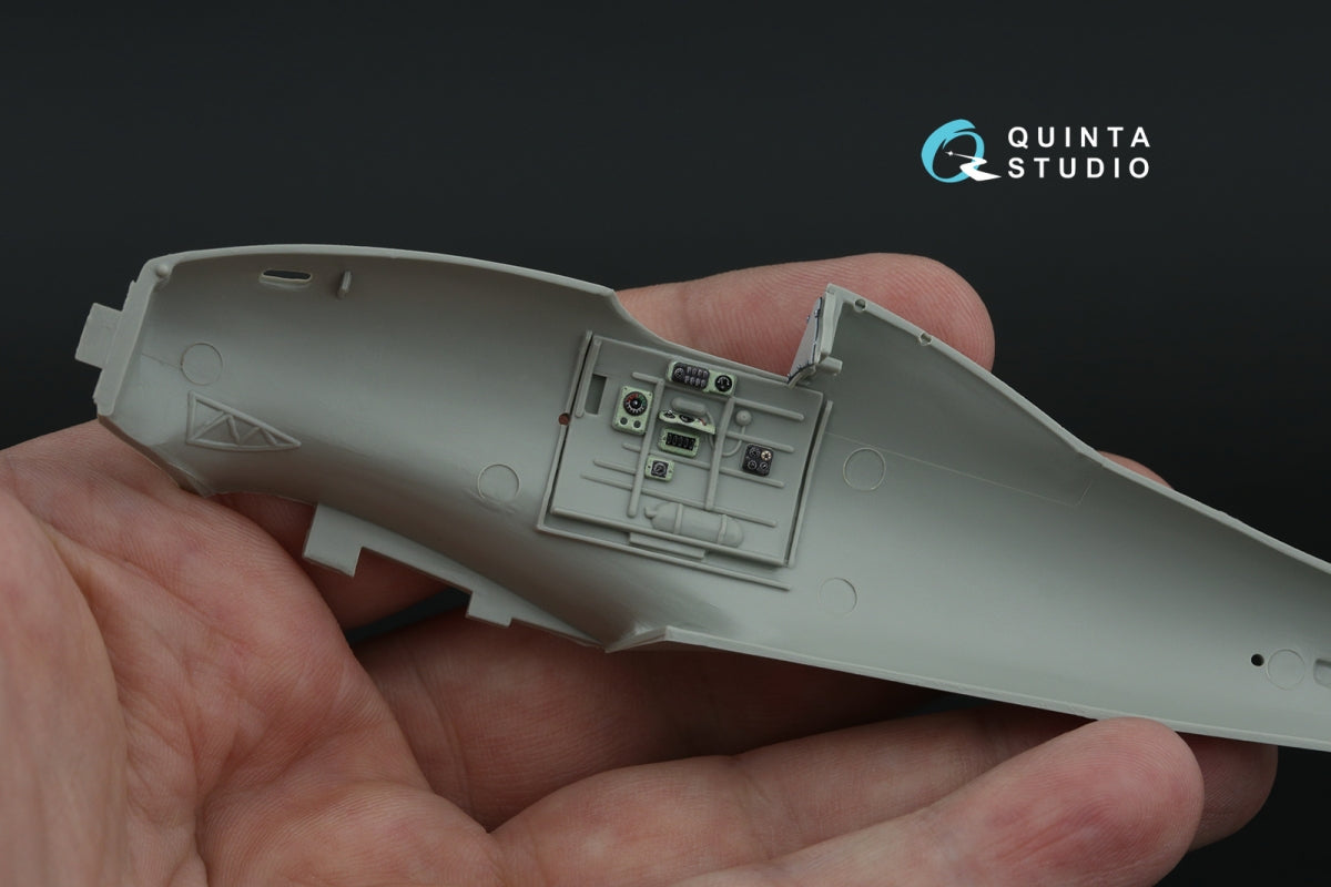 Quinta Studio QD48466 Macchi MC.200 Saetta (Early) 3D-Printed coloured Interior on decal paper (Italeri) 1/48 – immagine 10