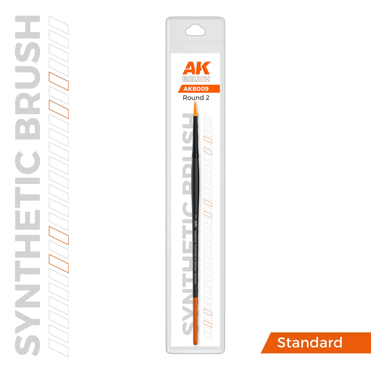 AK Interactive AKB009 AK SYNTHETIC BRUSH – ROUND 2 – imagen 3