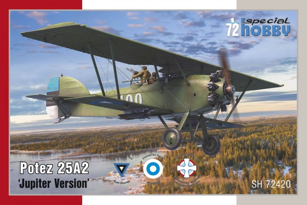 Special Hobby 72420 Potez 25A2 "Jupiter Version" 1/72