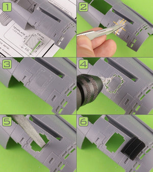 Master AM-32-122 PZL P.11c - refroidisseur d&amp;#39;huile (kit Arma Hobby) 1/32 – image 3