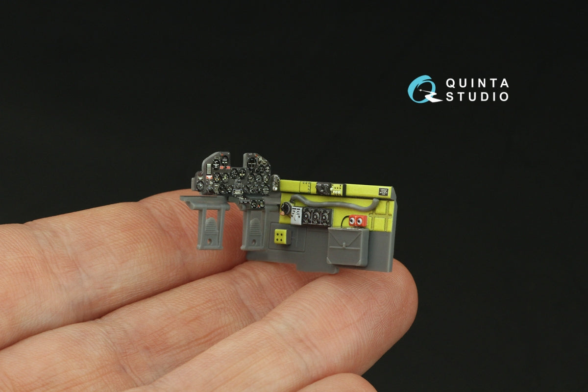 Quinta Studio QD48498 P-47С Thunderbolt 3D-Printed &amp;amp; coloured Interior on decal paper (Dora Wings) 1/48 – immagine 10