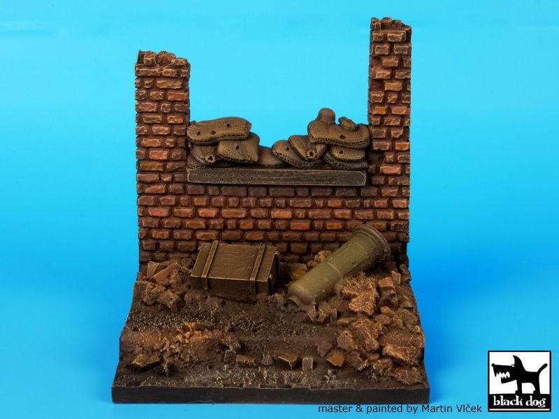 Mur Black Dog D35014 avec base de sacs de sable 1/35 – image 2