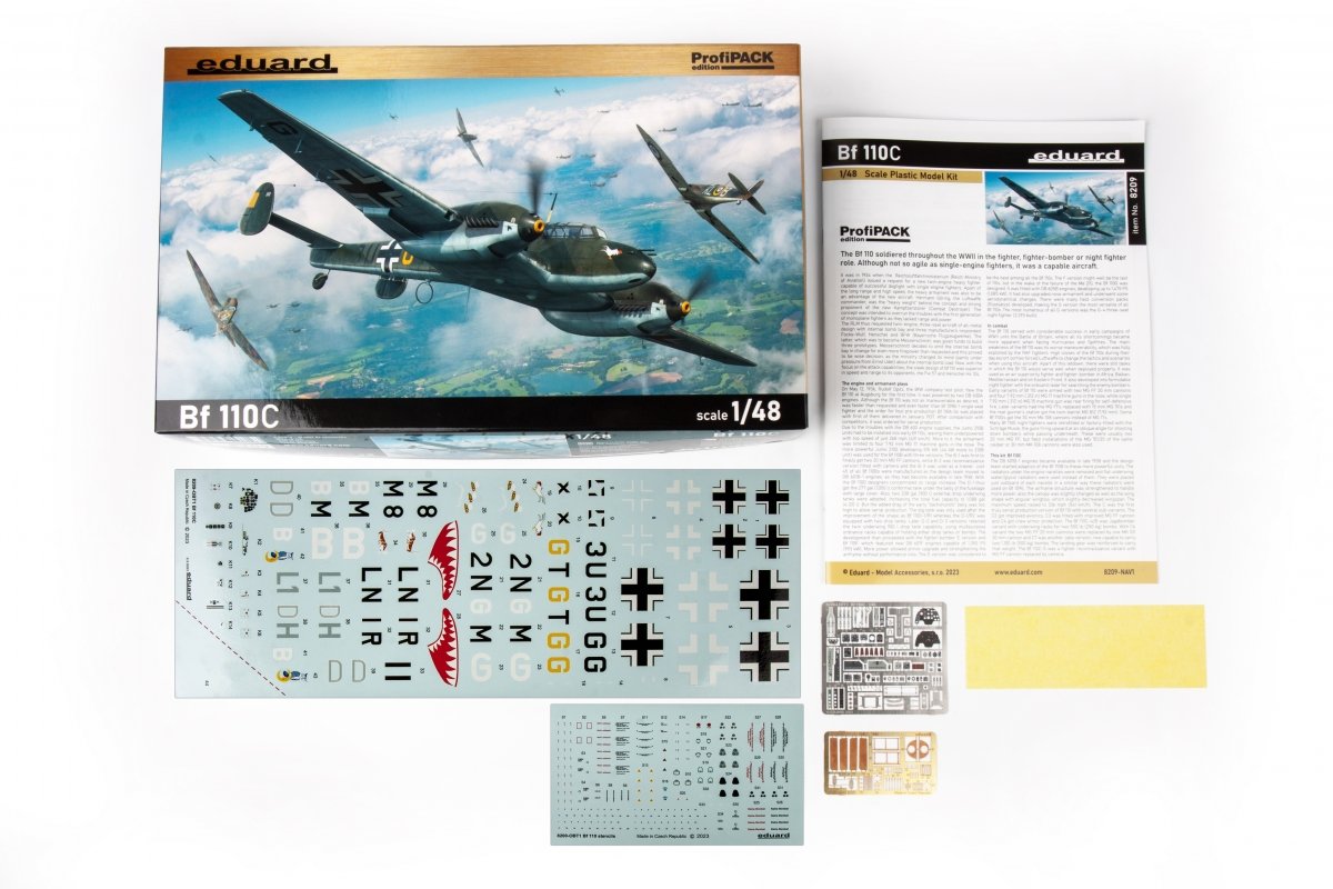 Eduard 8209 Bf 110C 1/48 – imagen 3