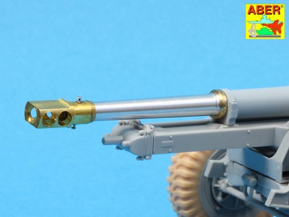 Aber 35L-127 Late barrel MK2 with muzzle brake to British 25 pdr 1/35 – Bild 4