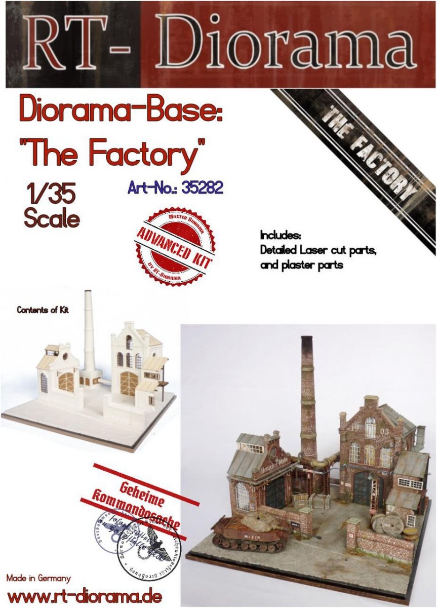 RT-Diorama 35282 Diorama-Base: "The Factory" 1/35