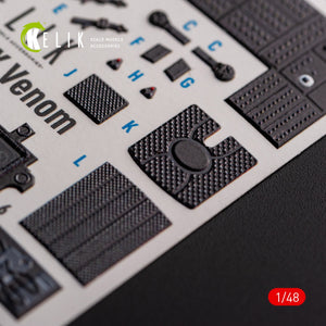KELIK K48107 UH-1Y &amp;quot;Venom&amp;quot; - interior 3D decals for Zimi Model/KittyHawk kit 1/48 – immagine 5