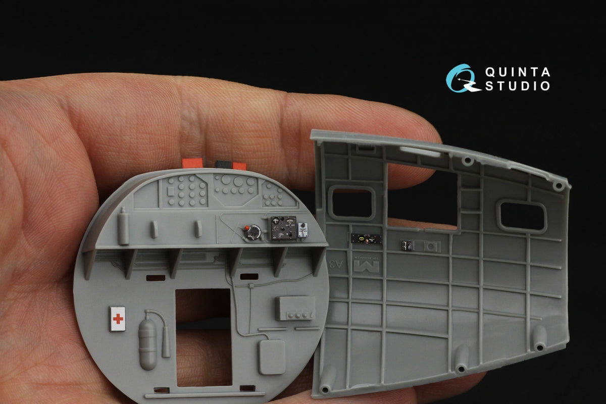 Quinta Studio QD48542 Boeing B-17F 3D-Printed &amp;amp; coloured Interior on decal paper (HK models, Eduard) 1/48 – zdjęcie 9