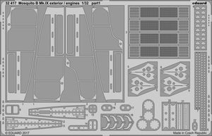 Eduard 32417 Mosquito B Mk. IX extérieur / moteurs HK MODELS 1/32 – image 2