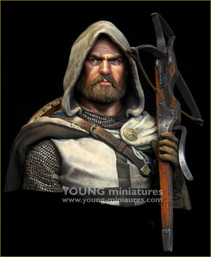 Young Miniatures YH1874 Teutonic Knight with Crossbow 1/10