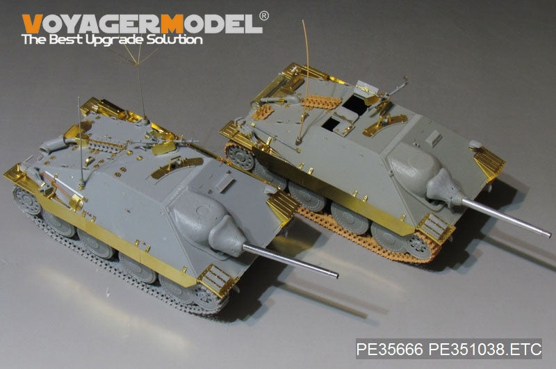 Voyager Model PE35666B WWII German Hetzer Tank Destroyer (includes a metal barrel) For DRAGON 6030 1/35 – immagine 12